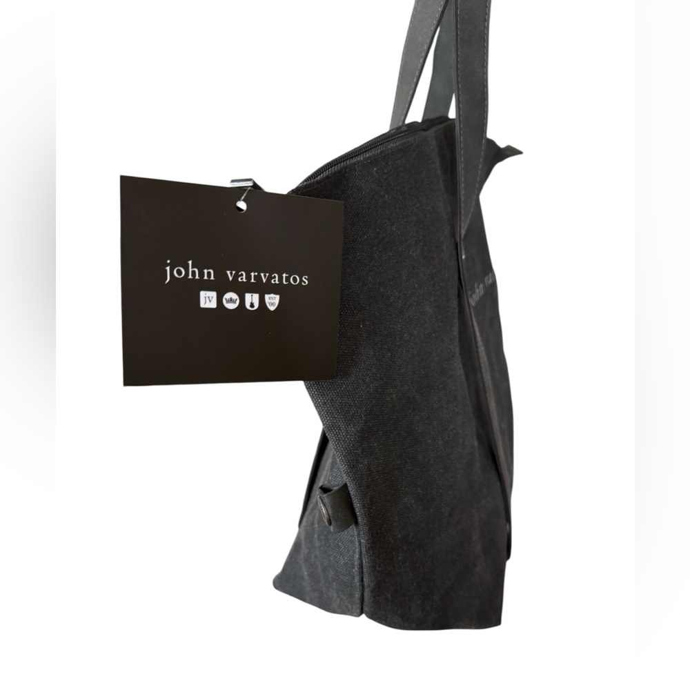 John Varvatos Black Men's Tote Bag - Picture 4 of 7